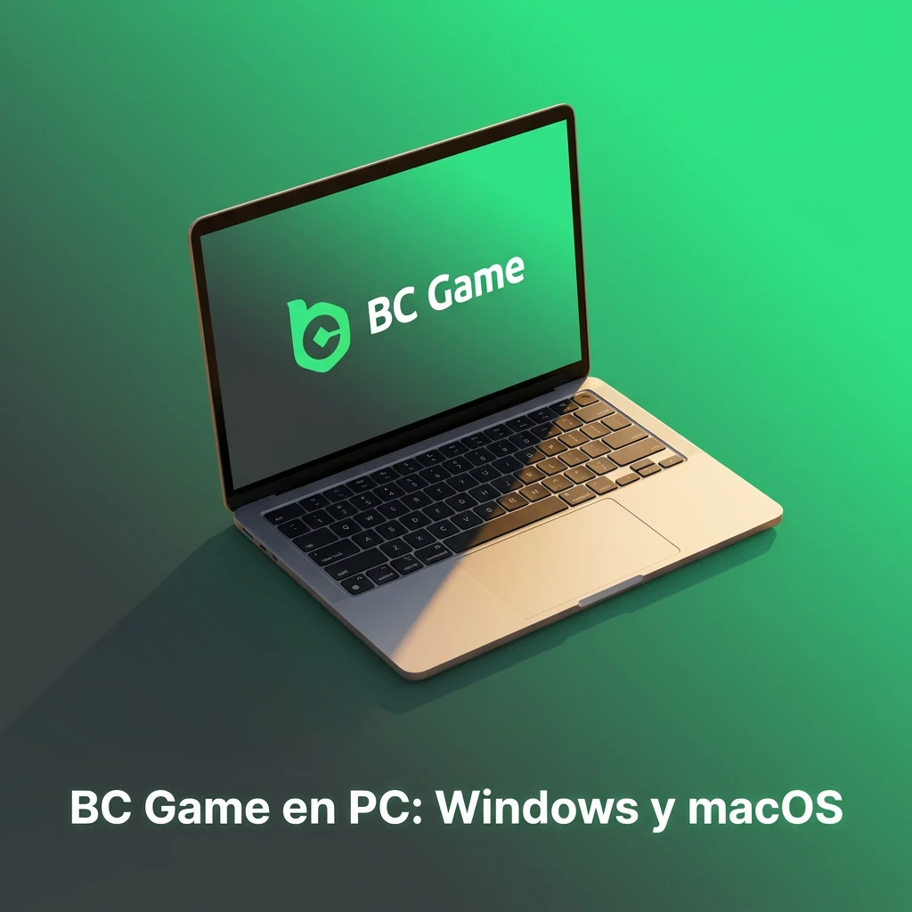 BC Game accesible desde navegador en PC con Windows o macOS, sin cliente descargable