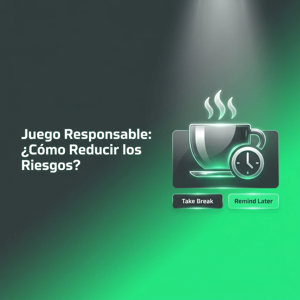 Responsible gambling tips illustration showing budget control, demo mode, deposit limits, and taking breaks at online casino