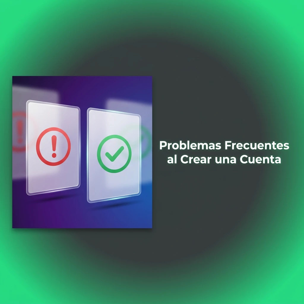 Person troubleshooting account registration issues on a computer, with error messages and solution steps visible on screen.