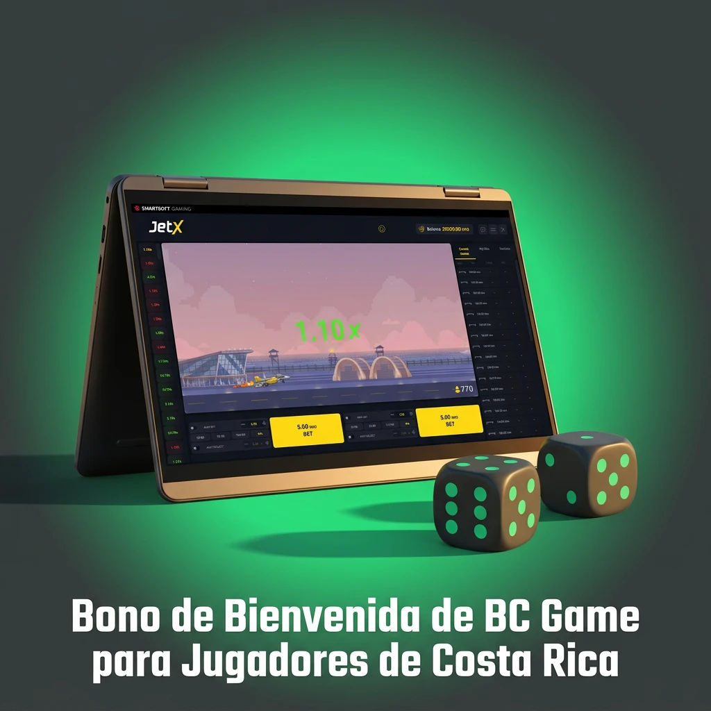 BC Game bono bienvenida Costa Rica: 80% primer depósito y 5 apuestas gratis para nuevos jugadores