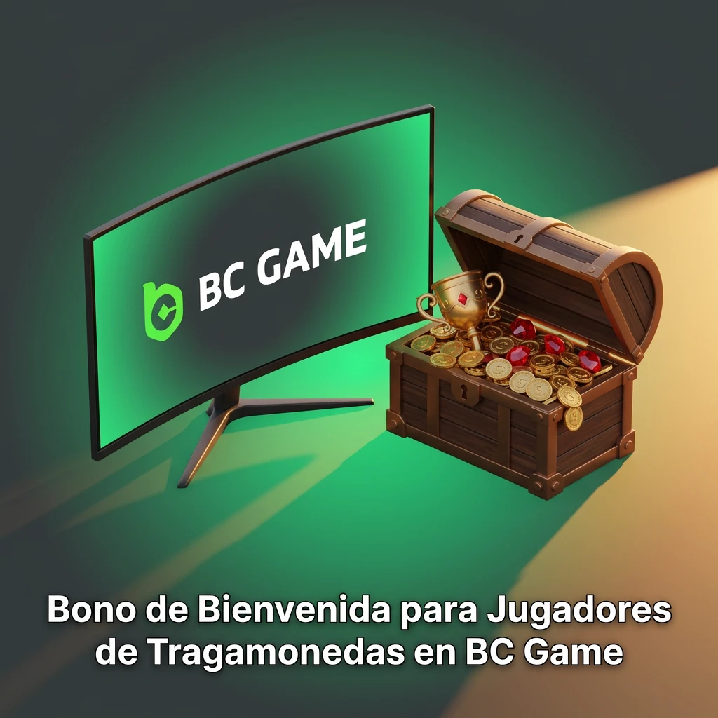 BC Game welcome bonus for slots players showing 80% deposit match, free bets, cashback and loyalty rewards