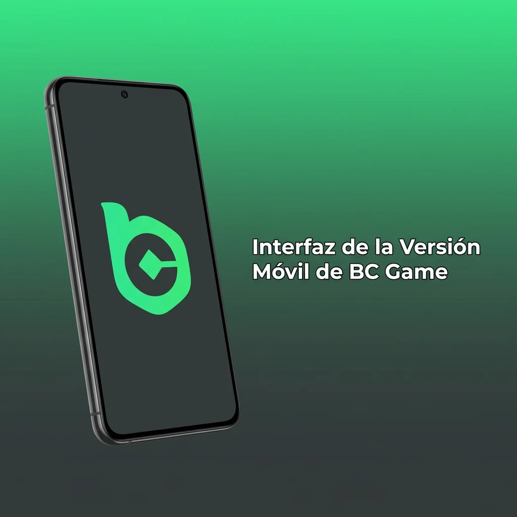 BC Game móvil: interfaz táctil con menús de casino, apuestas y cuenta accesibles fácilmente