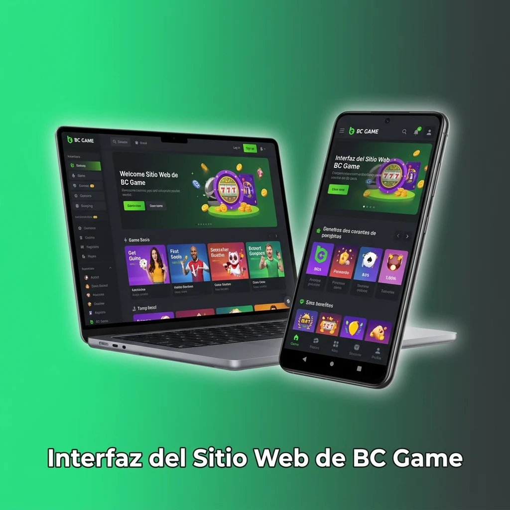 BC Game website interface showing top navigation bar with Sports, Casino, Live Casino, eSports, Promotions sections