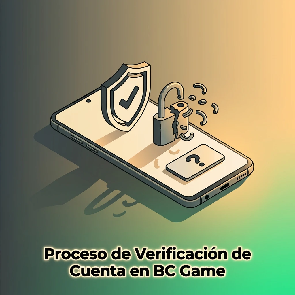Account verification process steps on BC Game platform showing identity, address, and payment method requirements