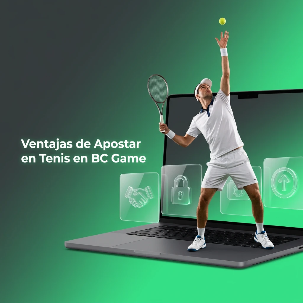 Tennis betting on BC Game platform showing competitive odds, live betting, and tournament coverage features
